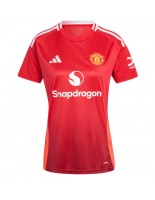 Ženske Nogometnih dresov Manchester United Domači 2024-25 Kratki rokavi